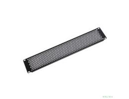 ЦМО Фальшпанель в шкаф 19" 2U перфорированная, цвет черный (ФП-2.4-9005)