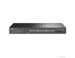 TP-Link SG3428X Управляемый коммутатор JetStream уровня 2+ с 24 гигабитными портами RJ45 и 4 портами SFP+