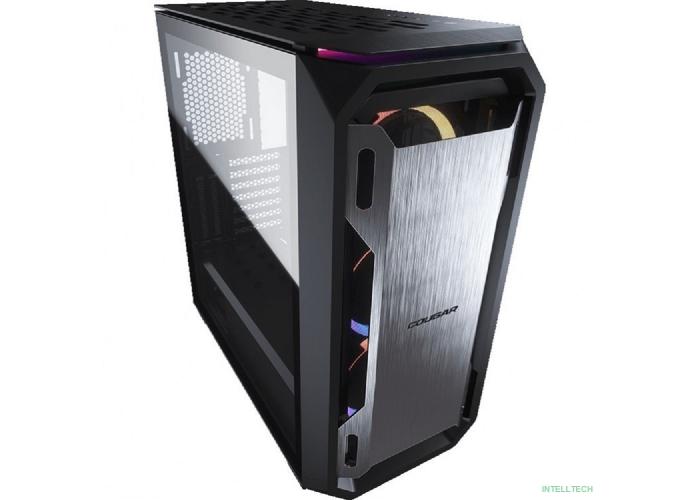 Cougar MX670 RGB, 3х120мм ARGB Fan, ARGB Fan Hub, без БП, черный, ATX