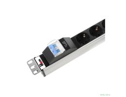 REM Вертикальный блок розеток Rem-16 с авт., 25 Shuko, 16A, алюм., 42-48U, колодка (R-16-25S-A-1820-K)