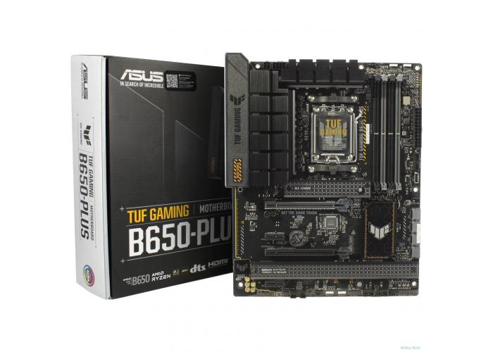ASUS TUF GAMING B650-PLUS (Socket AM5, ATX, 4xDDR5(128GB), DP/HDMI 2.1, 2xPCIe 4.0x16/2xPCIe 4.0, 1xLAN (2.5GbE), 4xSATA 6Gb/s, 3xM.2, 1xType-C, 3xUSB 3.2, 4xUSB 2.0