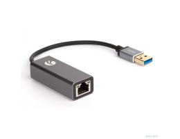 VCOM DU312M Кабель-переходник USB 3.0 (Am) --> LAN RJ-45 Ethernet 1000 Mbps, Aluminum Shell, VCOM <DU312M>[4895182256378]