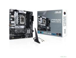 ASUS PRIME B660M-A WIFI D4 (Socket 1700, mATX, 4xDDR4(128GB), 2xHDMI 2.1/DP, 1xPCIe 4.0x16/2xPCIe 3.0x16, 1xLAN, Wi-Fi, BT, 4xSATA 6Gb/s, 2xM.2, 2xUSB 3.2, 4xUSB 2.0, 1xPS/2)