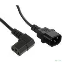 Exegate EX297757RUS Кабель питания Special EC-1,8S (C13 угловой->C14, 3*0.5mm2, CCA, черный, 1.8м)