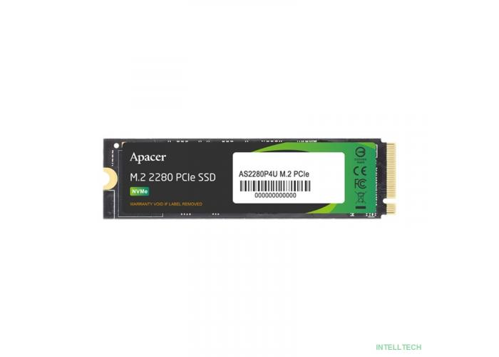 M.2 2280 1TB Apacer AS2280P4U Client SSD AP1TBAS2280P4U-1 PCIe Gen3x4 with NVMe