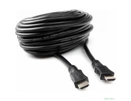 Кабель HDMI Cablexpert 19M/19M, v2.0, серия Light, позол.контакты, экран, 20м, черный, пакет (CC-HDMI4L-20M)