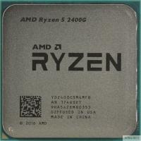 CPU AMD Ryzen 5 2400G OEM (YD2400C5M4MFB){3.9GHz, 4MB, 65W, AM4, RX Vega Graphics}