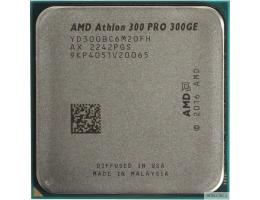 CPU AMD Athlon (300) PRO 300GE OEM (YD300BC6M2OFH) {(3.4GHz,5MB,35W,AM4) tray, with Radeon Vega Graphics} 