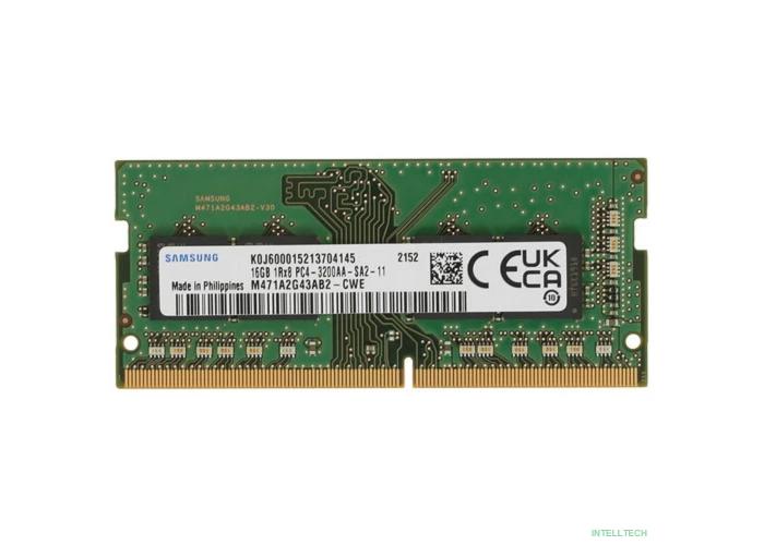 Samsung DDR4 16GB UNB SODIMM 3200 1Rx8, 1.2V M471A2G43AB2-CWE