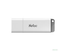 Netac USB Drive 64GB U185 <NT03U185N-064G-20WH>, USB2.0, с колпачком, пластиковая белая