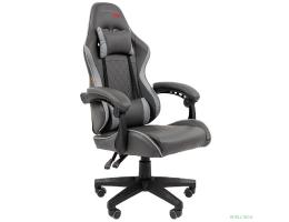 Офисное кресло Chairman CH28 экокожа, черно-серый (7162899)