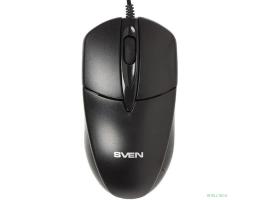 Мышь Sven RX-112 USB чёрная (2+1кл. 1000DPI, кор)