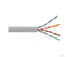 Кабель витая пара Bion BCL-U5448-181 U/UTP, кат.5e, 4x2x0,48 мм AWG 24  медь, одножильный, PVC, для внутренней прокладки, 305м, серый
