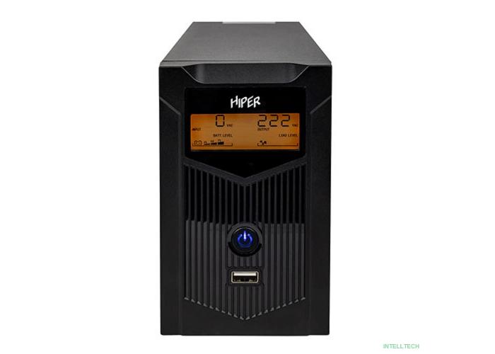 HIPER NEO LT-1000US: Линейно-интерактивный 1000VA/500W Розетки: 2 CEE АКБ: LiFePO4, 77Втч Дисплей, USB зарядка