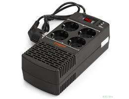 Exegate EP285937RUS Стабилизатор ExeGate Power AD5000-600 (600VA/300W, диапазон 150...280В, 4 евророзетки)