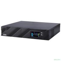 PowerCom Smart King Pro+ SPR-1000 LCD ИБП {Line-Interactive, 1000VA/800W, Rack/Tower, 8хС13, Serial+USB, SmartSlot} (1152572)