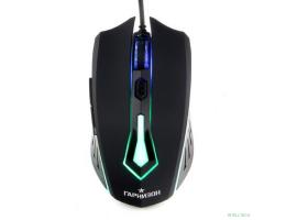 Гарнизон Мышь игровая GM-700G, "Алкес", код "Survarium", USB, чип Х1, черн., софт тач, 1600 DPI, 5кн