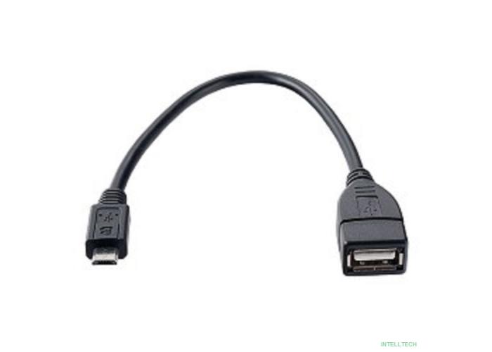 PERFEO Кабель USB2.0 A розетка - Micro USB вилка (OTG), длина 0,2 м. (U4202)