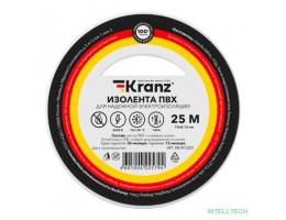 Kranz (KR-09-2201) Изолента ПВХ 0,13х19 мм, 25 м, белая