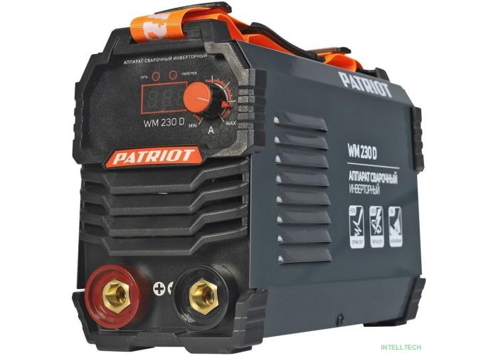 PATRIOT WM230D MMA Аппарат сварочный инверторный [605302023]