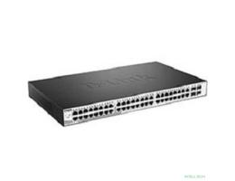 D-Link DGS-1210-52/ME/B1A Управляемый L2 коммутатор, 48x1000Base-T, 4x1000Base-X SFP, AC 220В/DC 12В(с возможностью мониторинга статуса питания коммутатора)
