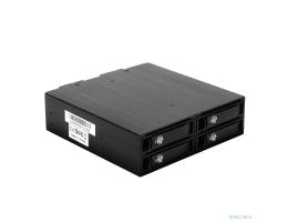 Exegate EX264647RUS Корзина для HDD Exegate HS425-01 (универсальная, на 4*2,5" SATA/SAS HDD, занимает 1*5,25" отсек)