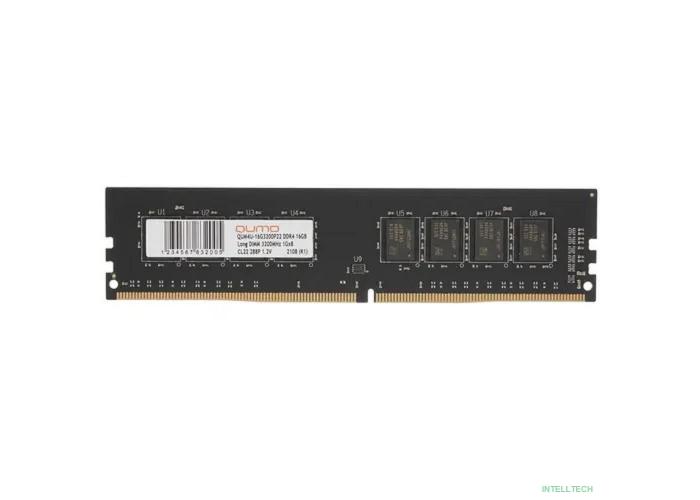 QUMO DDR4 DIMM 16GB QUM4U-16G3200P22 PC4-25600, 3200MHz