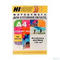 Hi-Black A2118 Фотобумага матовая односторонняя, (Hi-Image Paper) A4, 170 г/м2, 100 л.