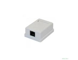 Внешняя сетевая розетка NEOMAX [NM-SMB-KJ45-U5E-1PD-101-WH] Cat.5E,UTP, 1 порт, цвет белый