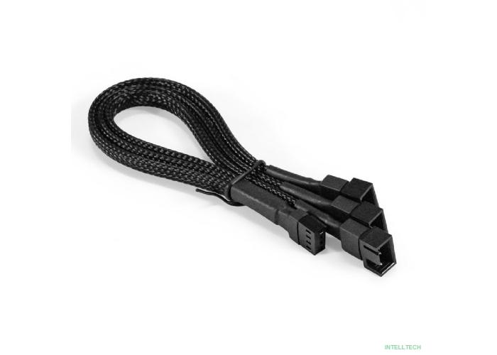 Exegate EX294792RUS Разветвитель питания с 4pin материнской платы на 3 корпусных вентилятора ExeGate EX-CC-4p3xF-0.3 (4pin F/3x4pinM (2 из них-3-контактный, 1 из них-4-контактный), 0,3м)