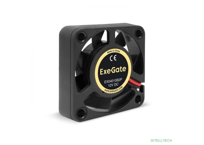 Exegate EX295218RUS Вентилятор 12В DC ExeGate EX04010B2P (40x40x10 мм, 2-Ball (двойной шарикоподшипник), 2pin, 5500RPM, 26dBA)