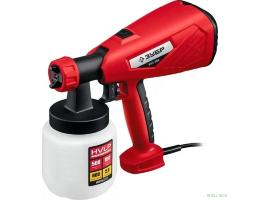 Краскопульт ЗУБР "МАСТЕР" [КПЭ-500] {электрический, 500 Вт, HVLP,  0.8 л, краскоперенос 0-800 мл/мин, вязкость краски 100 DIN/сек,  сопло 2.6мм}