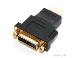 5bites DH1807G Переходник DVI (24+1) F / HDMI M, зол.разъемы