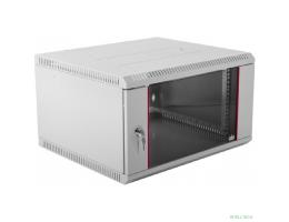 ЦМО Шкаф телекоммуникационный настенный разборный 6U (600х650) дверь стекло (ШРН-Э-6.650) (1 коробка)