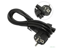 Exegate ES281006RUS Кабель питания ноутбуков ExeGate Special PC5-1,8S (Евровилка Schuko->С5) 3*0.5mm2, CCA, черный, 1.8м.