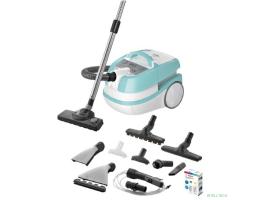 BOSCH BWD420HYG  Пылесос, контейнер, 2000 Вт, белый/голубой