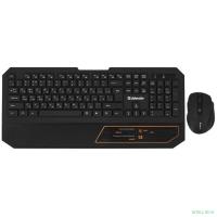Повреждение упаковки Defender Клавиатура + мышь Berkeley C-925 Nano B Black USB [45925] {Кл:104+12 М:, 800/1200/1600}