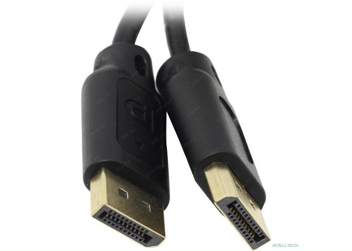 Exegate EX284911RUS Кабель DisplayPort (20M-20M) 1.0м ExeGate <EX-CC-DP-1.0> v1.2, позол. контакты