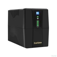 Exegate EP285604RUS ИБП ExeGate SpecialPro UNB-800.LED.AVR.2SH.RJ.USB <800VA/480W, LED, AVR, 2*Schuko, RJ45/11, USB, Black