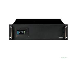 PowerCom King Pro RM KIN-2200AP LCD (3U) ИБП {Line-Interactive, 2200VA/1760W, Rack, 6х С13, Serial+USB, SmartSlot, RS-232} (1152608)