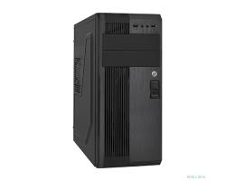 Exegate EX283224RUS Корпус Miditower ExeGate UN-605B Black, ATX, <UN450, 120mm>, 2*USB, Audio, замок блокировки кнопки питания