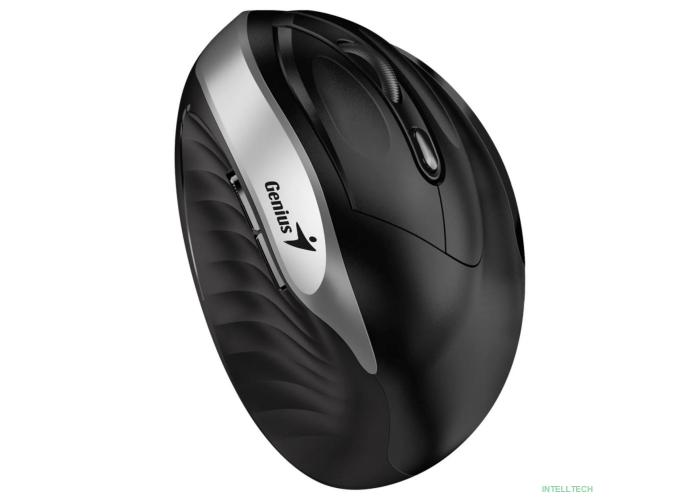Мышь беспроводная Genius Ergo 8250S Silver Grey/Black Wireless