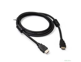 Exegate EX287723RUS Кабель HDMI ExeGate EX-CC-HDMI2-1.8F (19M/19M, v2.0, 1,8м, 4K UHD, Ethernet, ферритовые кольца, позолоченные контакты)