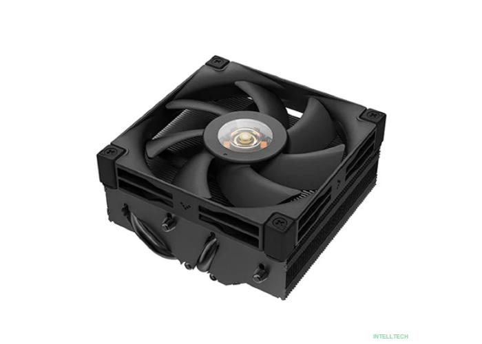 Cooler Deepcool AN400 BLACK  LGA1700/1200/115X/AM5/AM4 низкопрофильный 52,5 mm TDP 150W, PWM,  Fan 120mm
