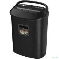 Cactus Шредер CS-SH-P8 черный (секр.P-4)/фрагменты/12лист./25лтр./скрепки/скобы/пл.карты/CD