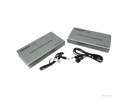 ORIENT VE052, HDMI KVM IP extender, HDMI+USB удлинитель до 200 м по витой паре Cat5e/6, HDMI 1.3, 1080p@60Hz, HDCP, (исп.TCP/IP про-л, код-а H.264, битрейт 8Mbps) пит. от вн. БП 5В/2А, (31069) 