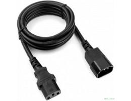 Cablexpert Кабель питания сист.блок-монитор 1.8м, C13-C14, 3х1кв.мм., черный, с зазем. (PC-189-1-1.8M)