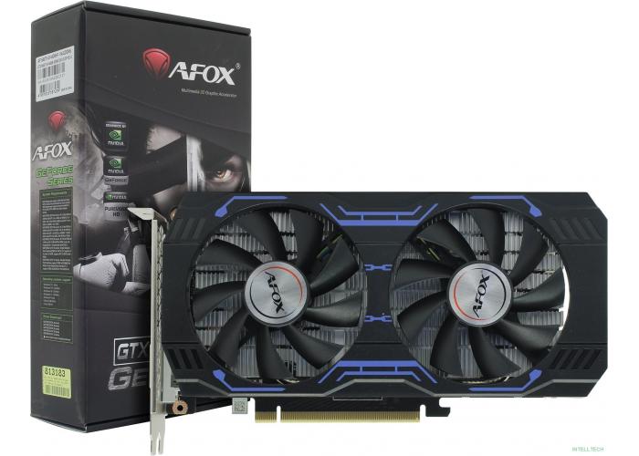 Видеокарта AFOX GTX1660TI 6GB GDDR6 192Bit DP/DVI/HDMI ATX Dual Fan (AF1660TI-6144D6H1-V4/6144D6H7-V4)RTL