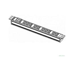 REM Блок розеток Rem-10 без шнура с выкл., 10 IEC 60320 C13, вход IEC 60320 C14, 10A, алюм., 19" (R-10-10C13-V-440-Z)
