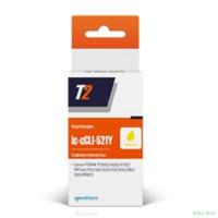 T2 CLI-521Y Картридж (IC-CCLI-521Y) для  PIXMA iP3600/4600/MP540/620/630/980, желтый, с чипом